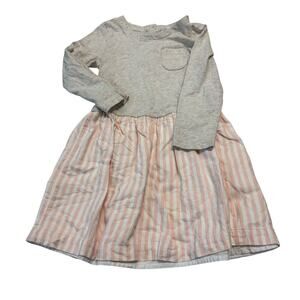 Baby Gap Toddler Girl 4T Long Sleeve Dress 100% Cotton